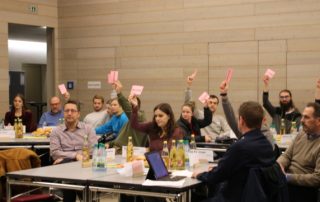 Abstimmungsbild aus der Herbstvollversammlung 2023