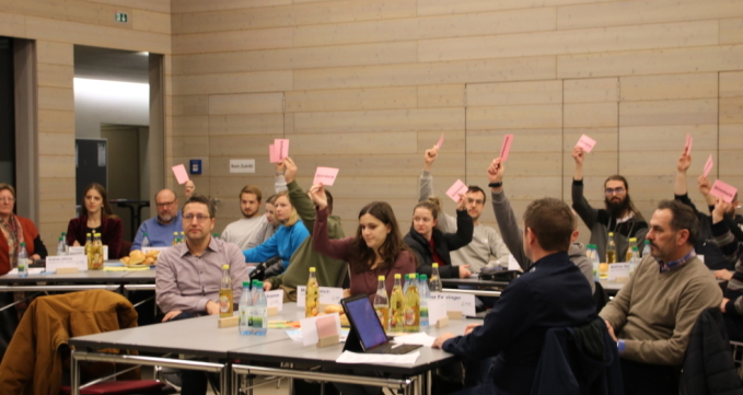 Abstimmungsbild aus der Herbstvollversammlung 2023
