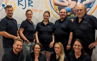 Vorstandschaft des Kreisjugendring Haßberge mit Geschäftsführerin Eva Pfeil nach der Frühjahresvollversammlung 2024
