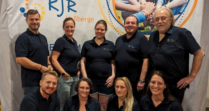 Vorstandschaft des Kreisjugendring Haßberge mit Geschäftsführerin Eva Pfeil nach der Frühjahresvollversammlung 2024