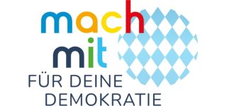 Logo "mach mit für deine Demokratie"